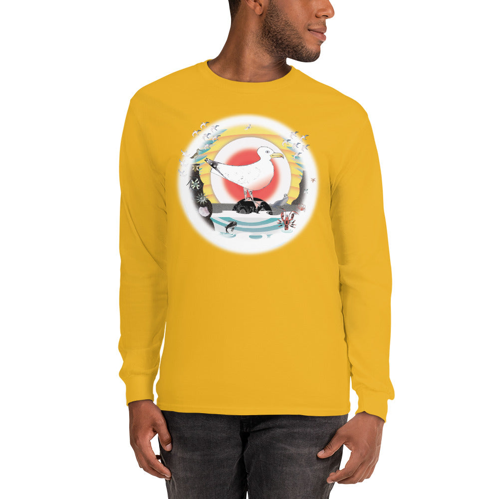Long Sleeve T-Shirt, Summer Gull