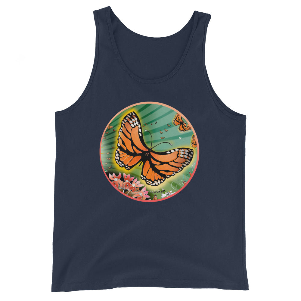Unisex Tank Top, Summer Monarch