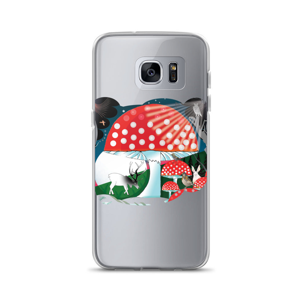 Samsung Case, Winter Mushroom