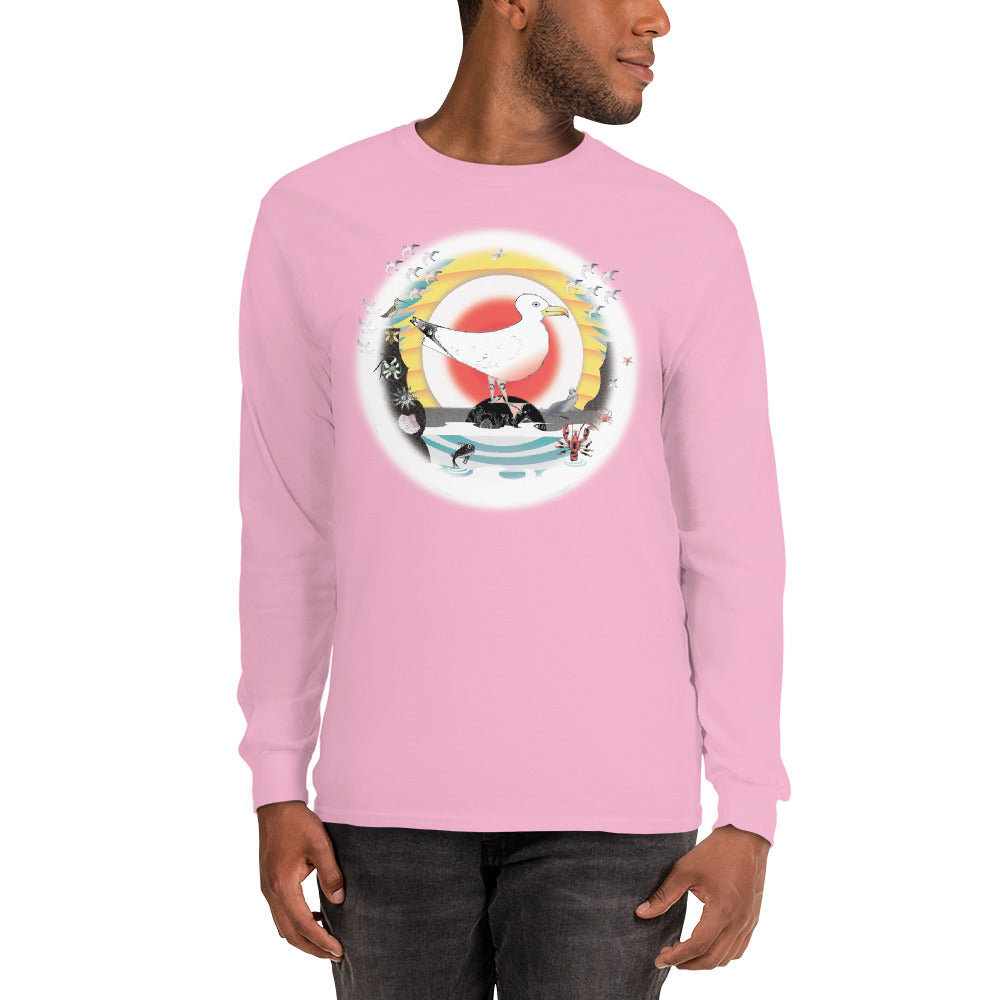 Long Sleeve T-Shirt, Summer Gull