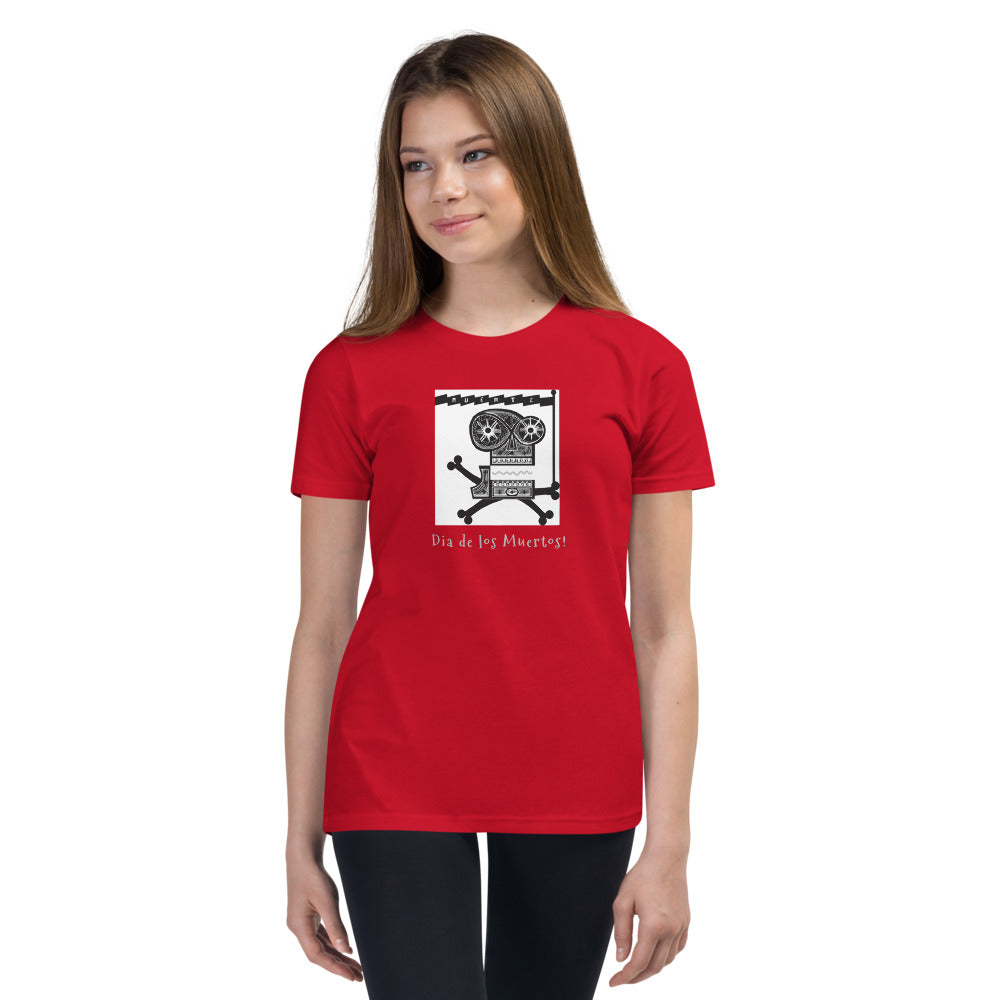 Youth Short Sleeve T-Shirt, Dia de los Muertos