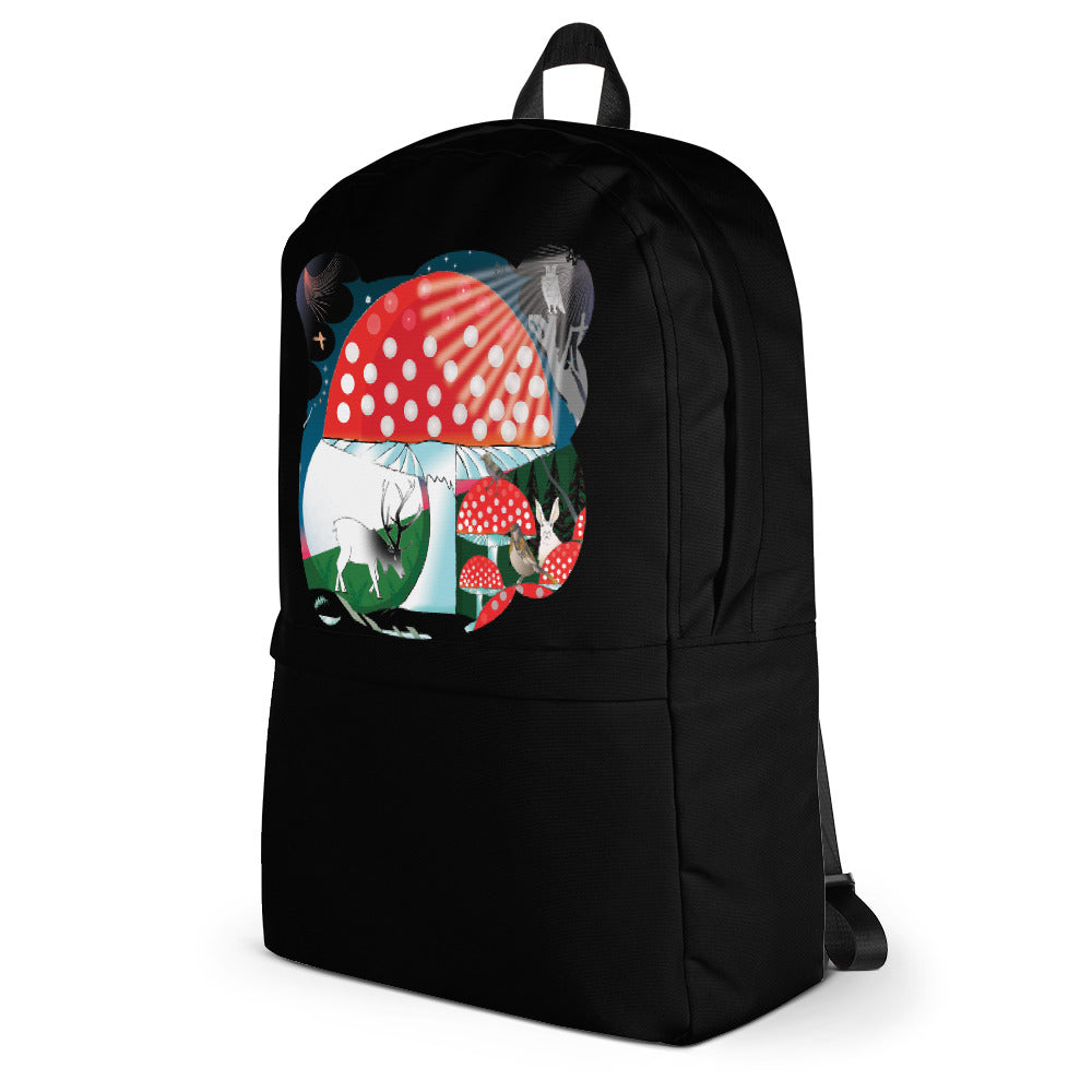 Backpack, Winter Mushroom