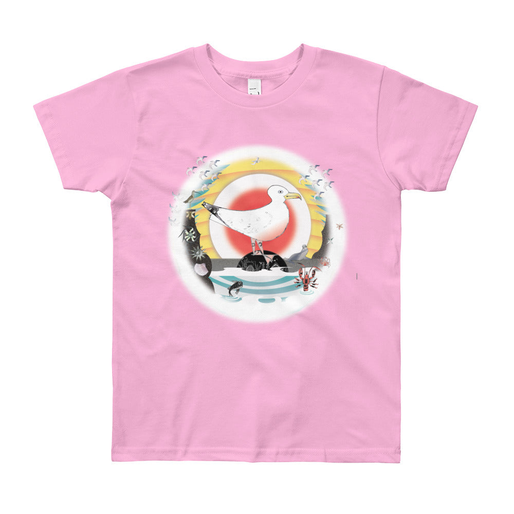 Youth Short Sleeve T-Shirt, Summer Gull