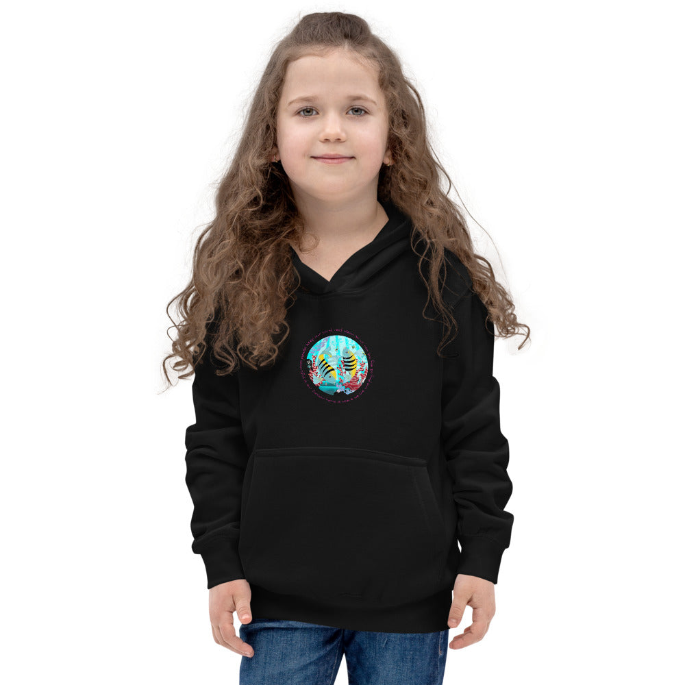 Kids Hoodie, Coral Reef Fish