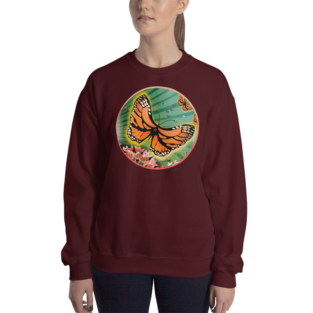 Sweatshirt, Summer Monarch