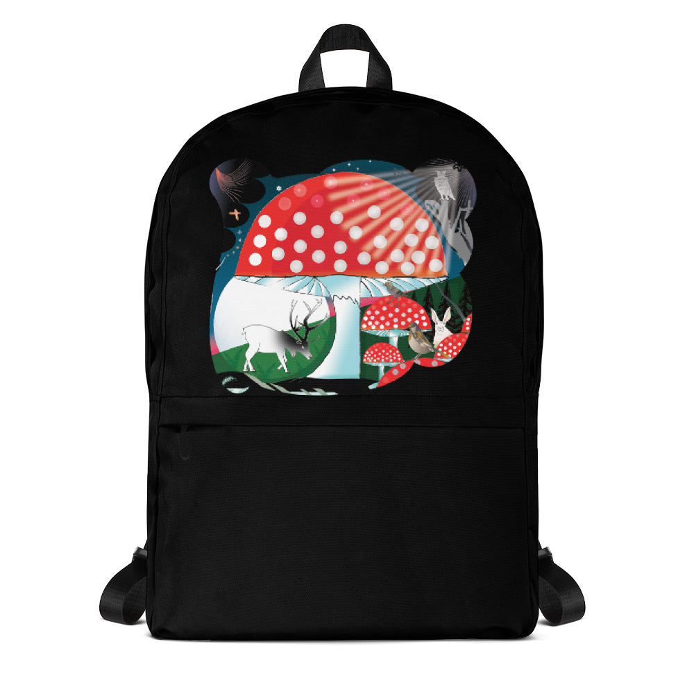 Backpack, Winter Mushroom