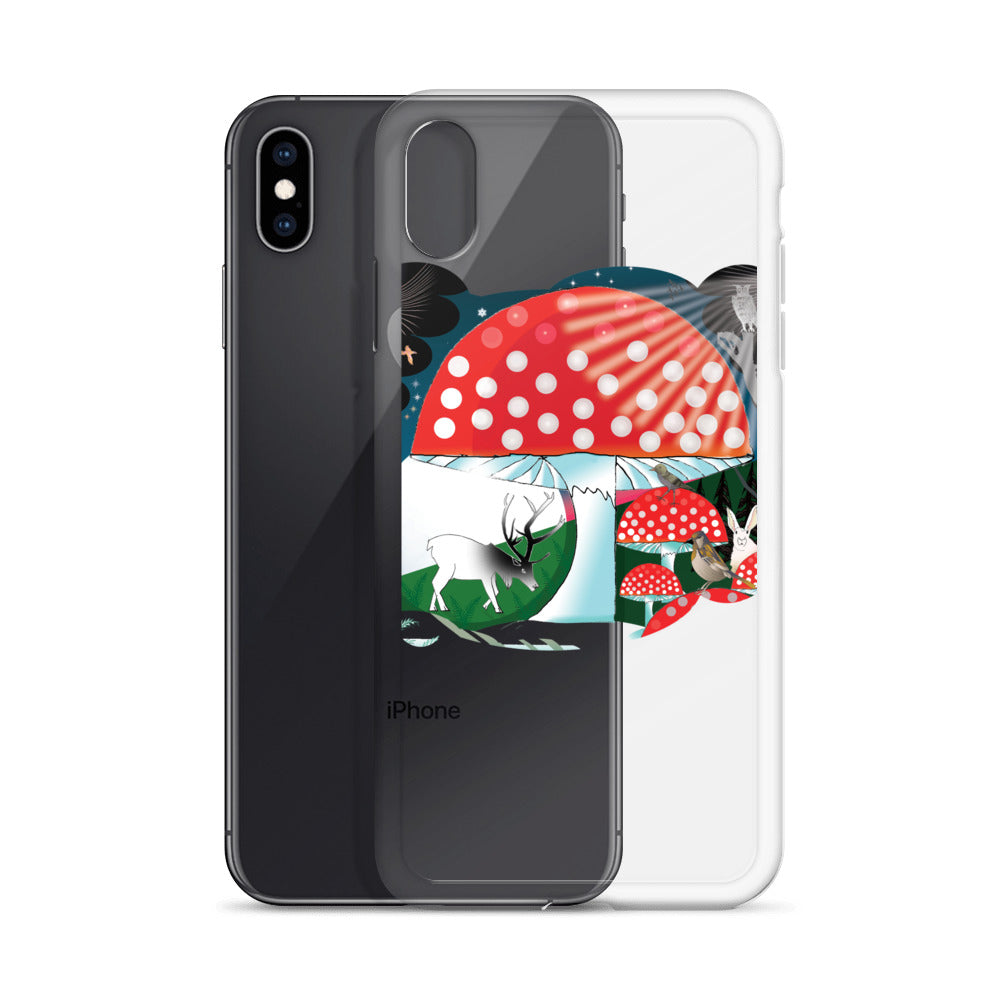 iPhone Case, Winter Mushroom