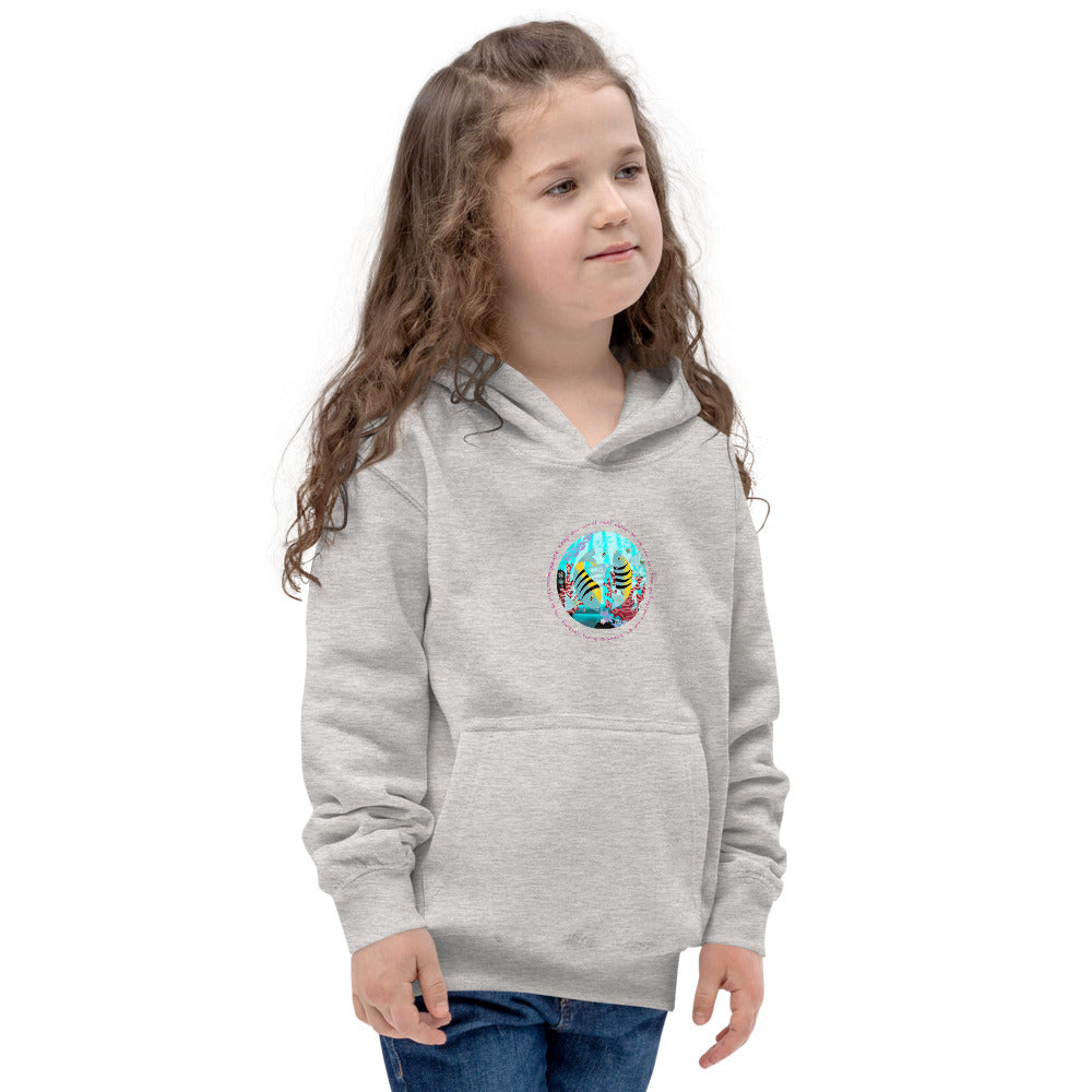 Kids Hoodie, Coral Reef Fish