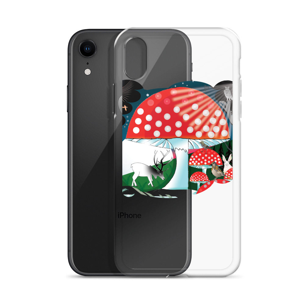 iPhone Case, Winter Mushroom