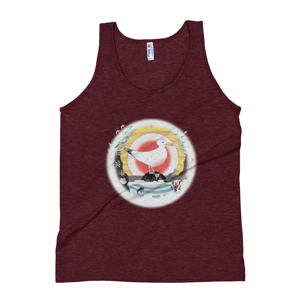 Unisex Tank Top, Summer Gull