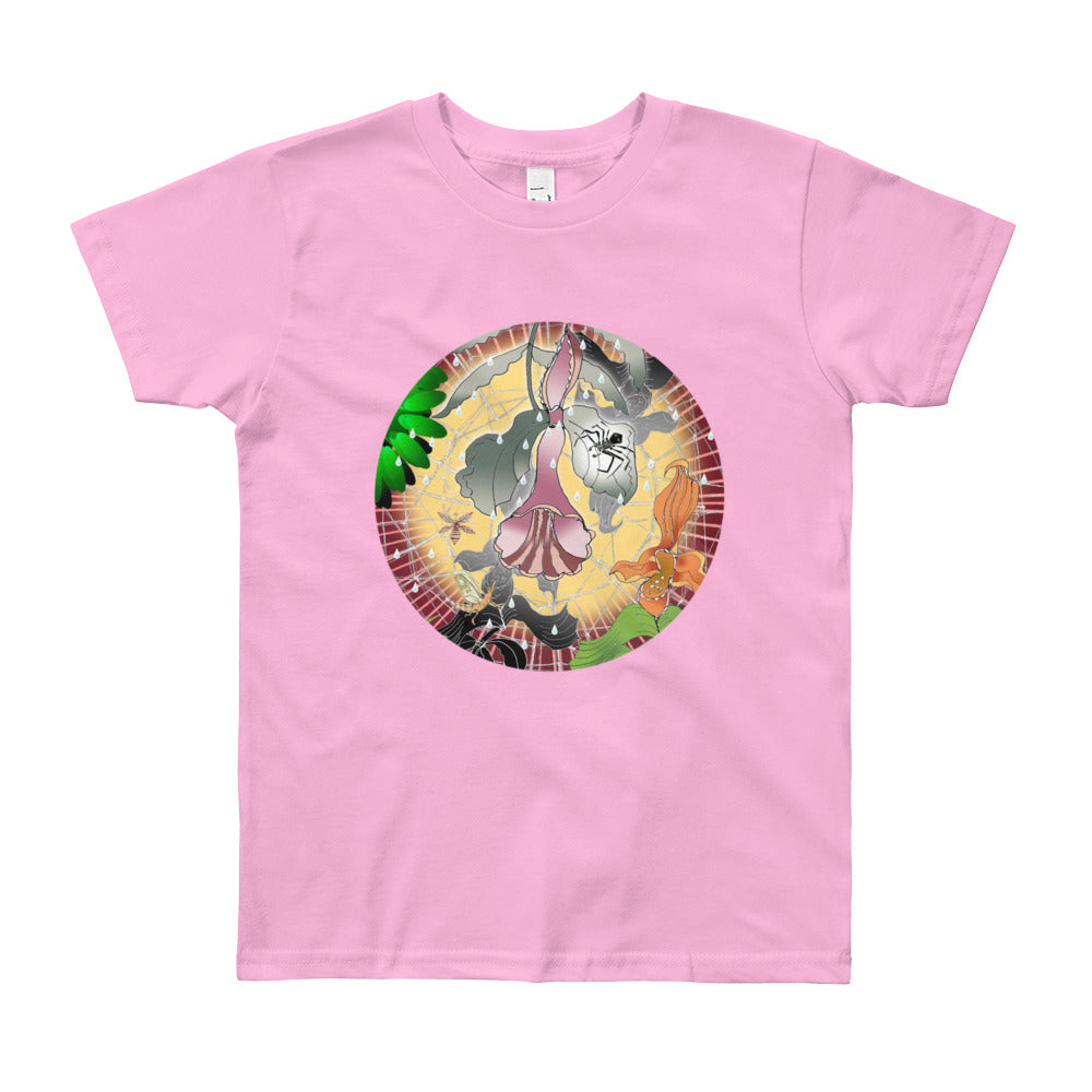 Youth Short Sleeve T-Shirt, Summer Spider