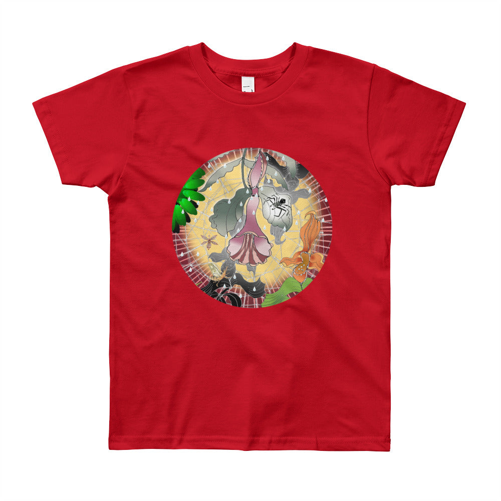 Youth Short Sleeve T-Shirt, Summer Spider