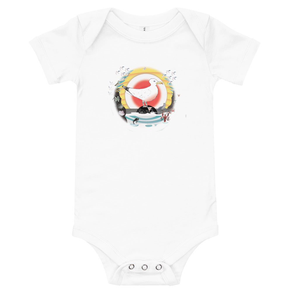 T-Shirt baby body suit, Summer Gull