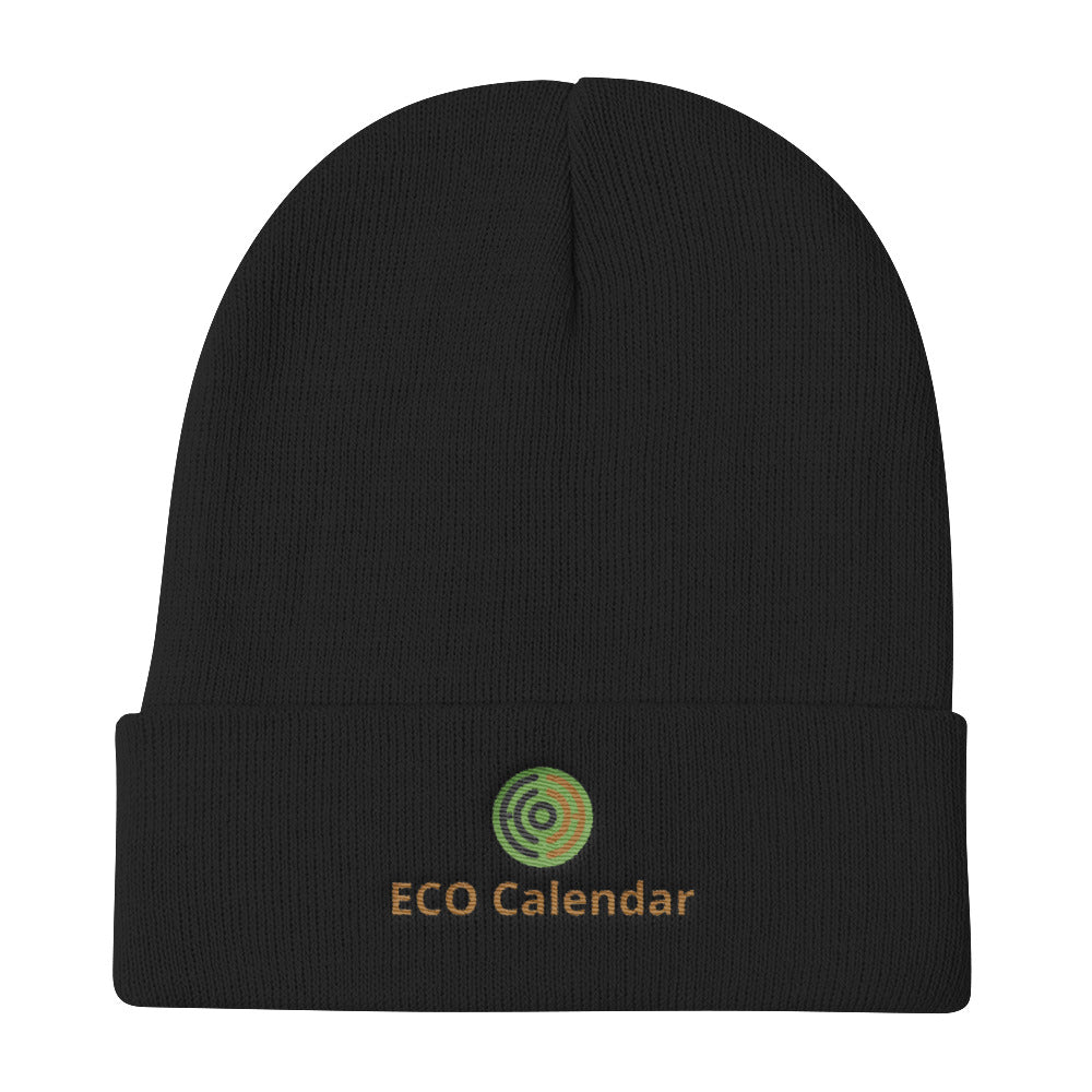 Knit Beanie, ECOlogical Calendar Logo