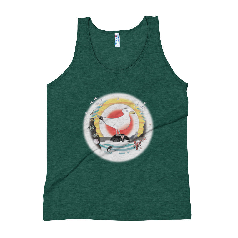 Unisex Tank Top, Summer Gull