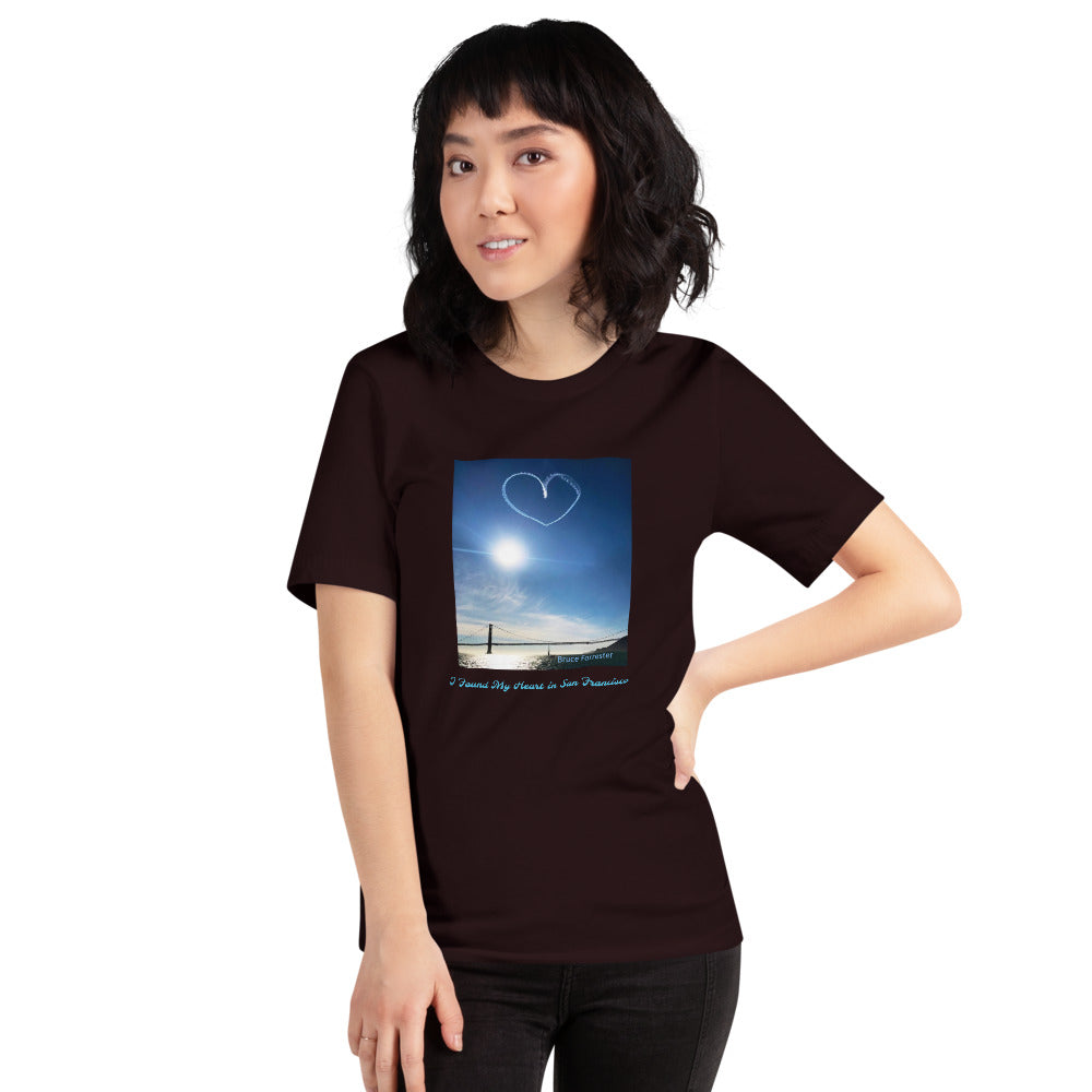Short-Sleeve Unisex T-Shirt, The Heart of San Francisco