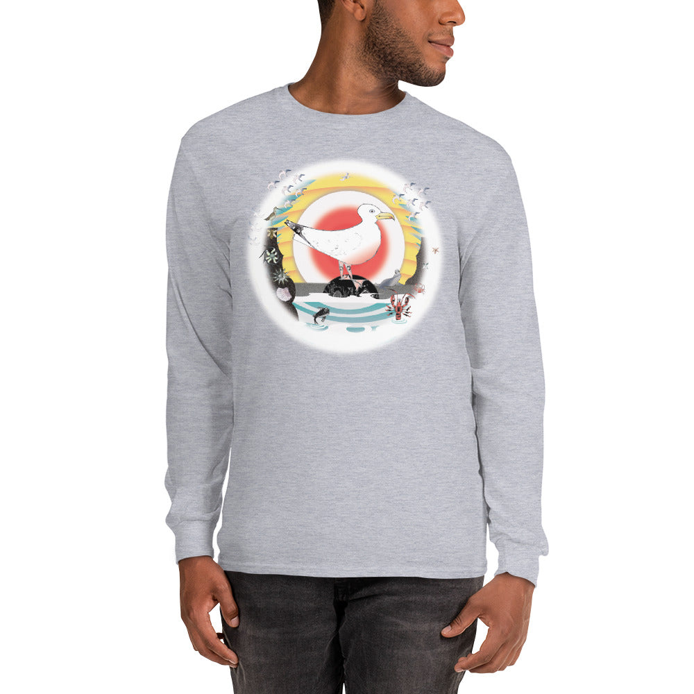 Long Sleeve T-Shirt, Summer Gull