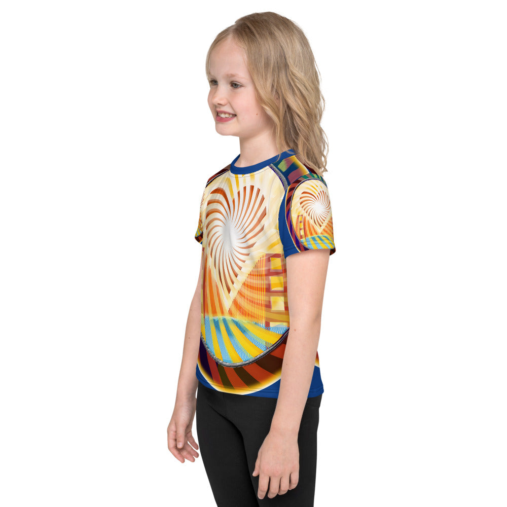 All Over print Kids T-Shirt, The Heart of San Francisco