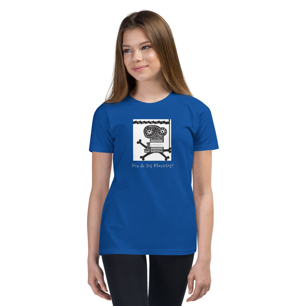 Youth Short Sleeve T-Shirt, Dia de los Muertos