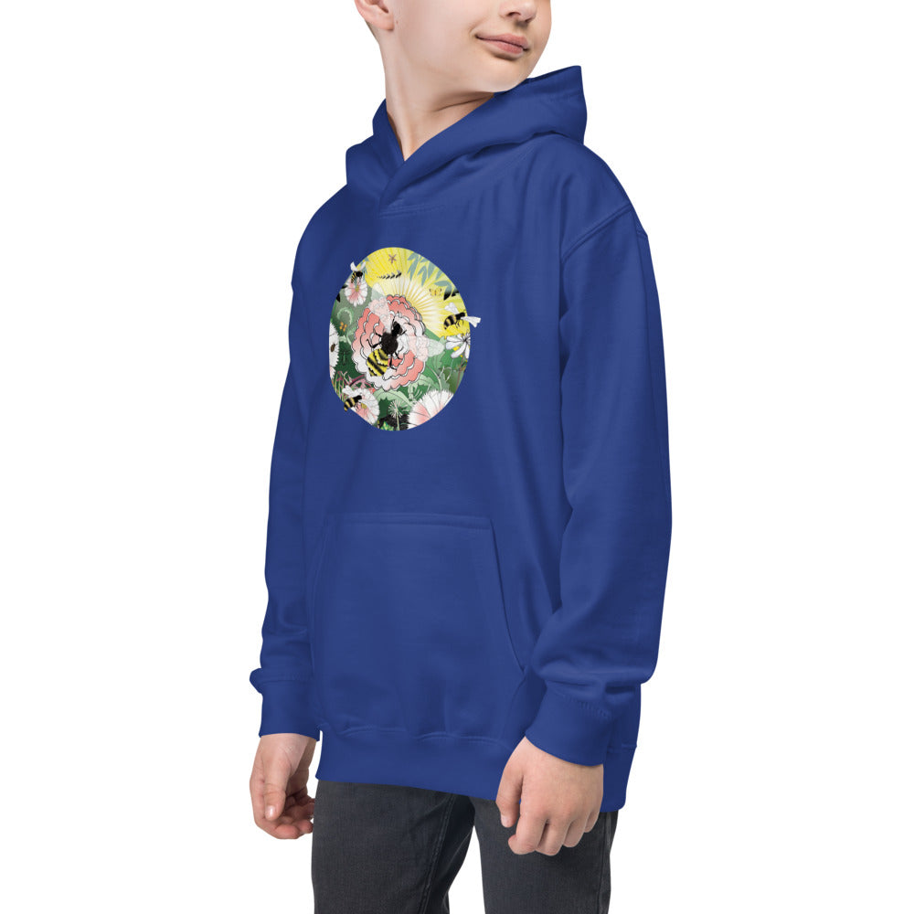 Kids Hoodie, Spring Bee