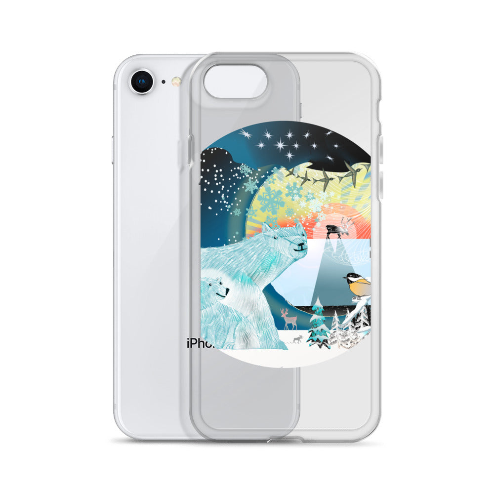 iPhone Case, Winter Polar Bear