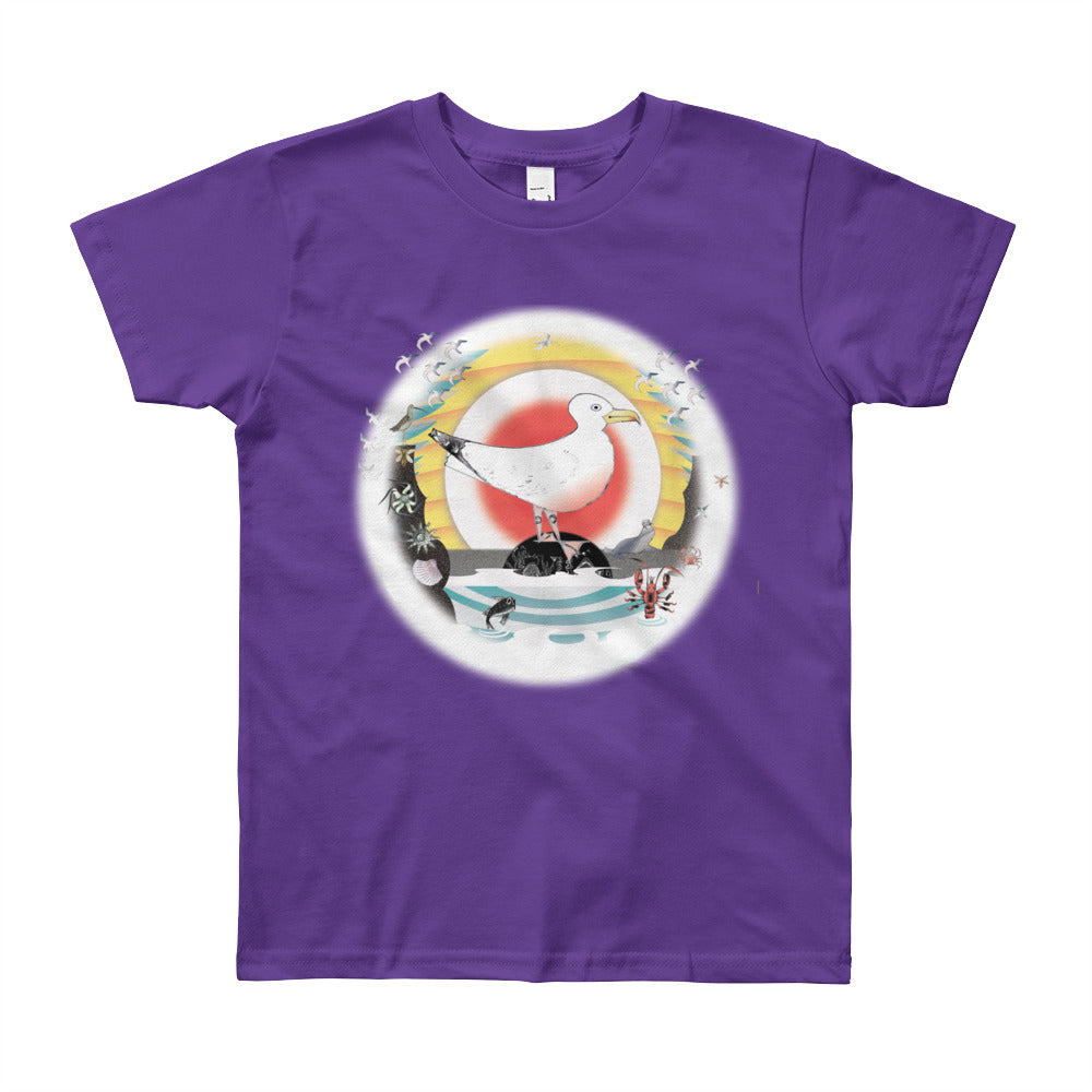 Youth Short Sleeve T-Shirt, Summer Gull