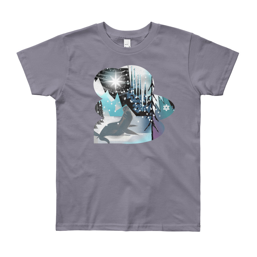 Youth Short Sleeve T-Shirt, Winter Seal