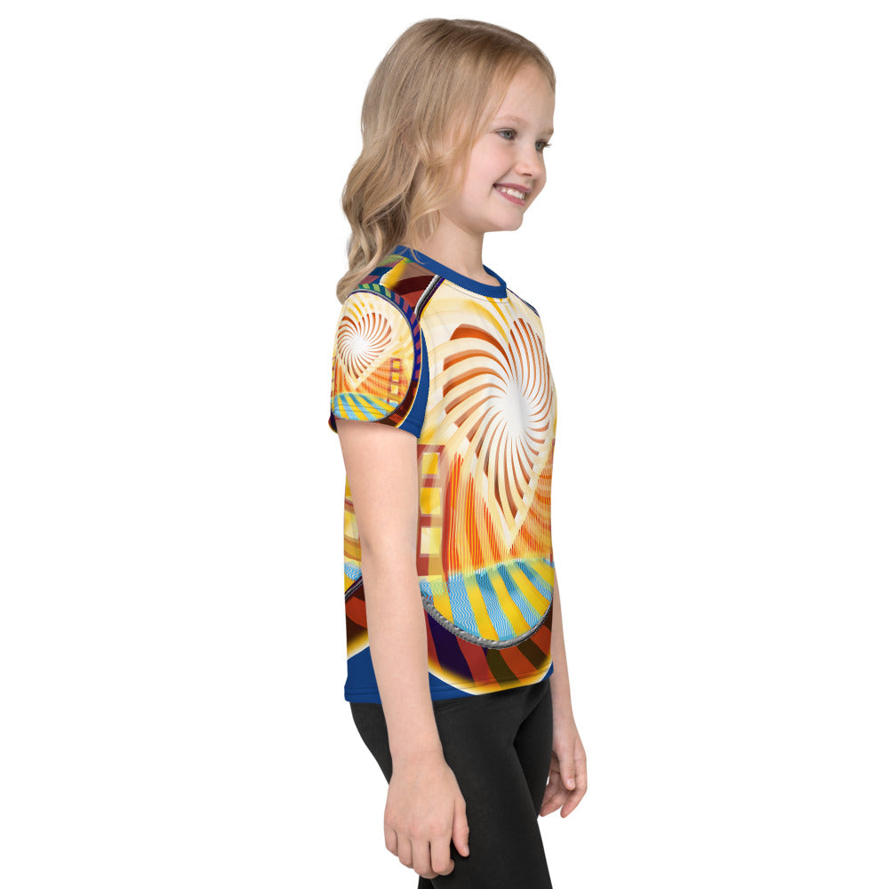 All Over print Kids T-Shirt, The Heart of San Francisco