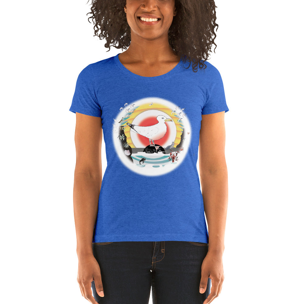 Ladies' short sleeve t-shirt, Summer Gull