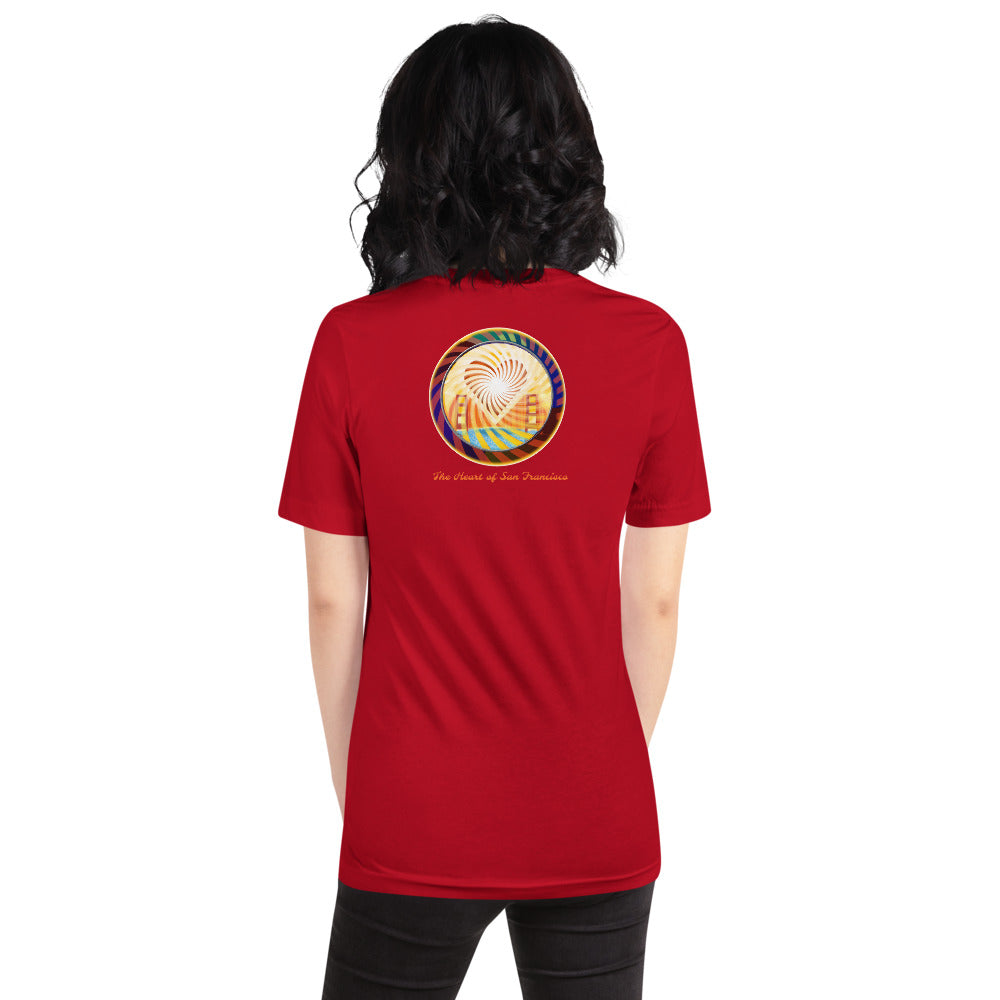 Short-Sleeve Unisex T-Shirt, The Heart of San Francisco
