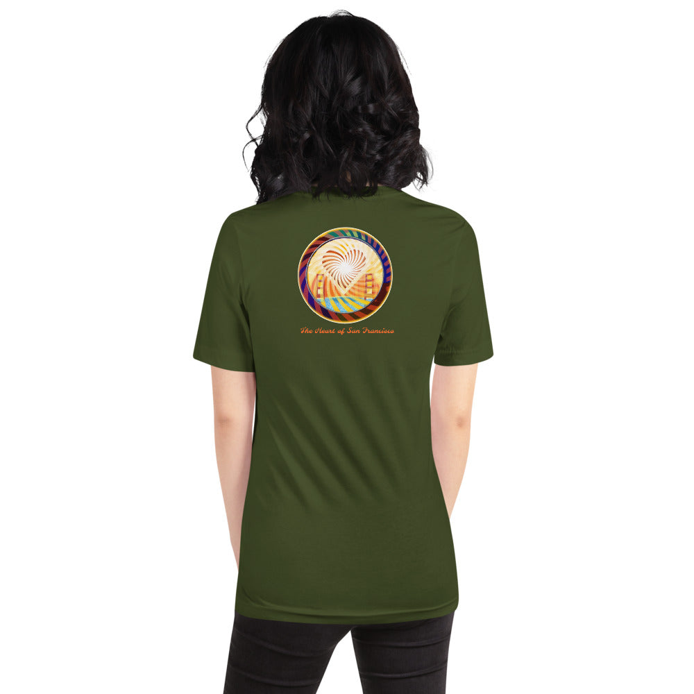 Short-Sleeve Unisex T-Shirt, The Heart of San Francisco