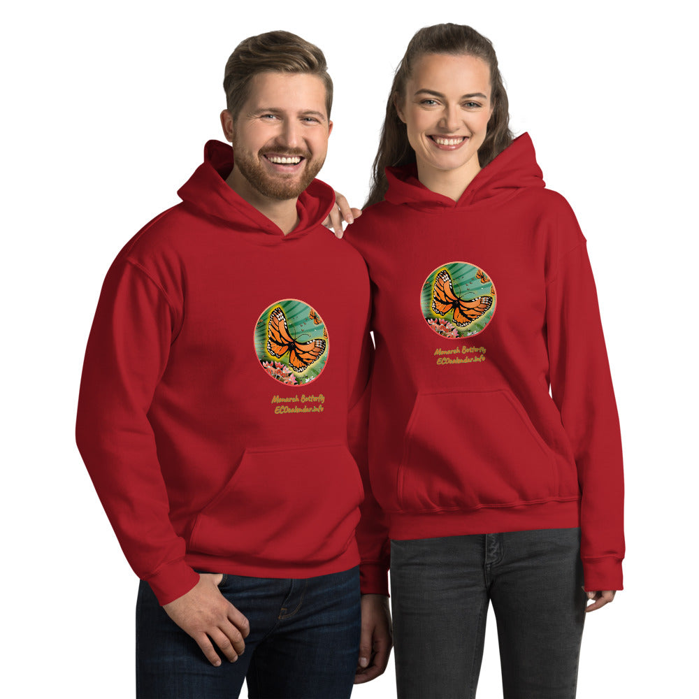Unisex Hoodie, Summer Monarch