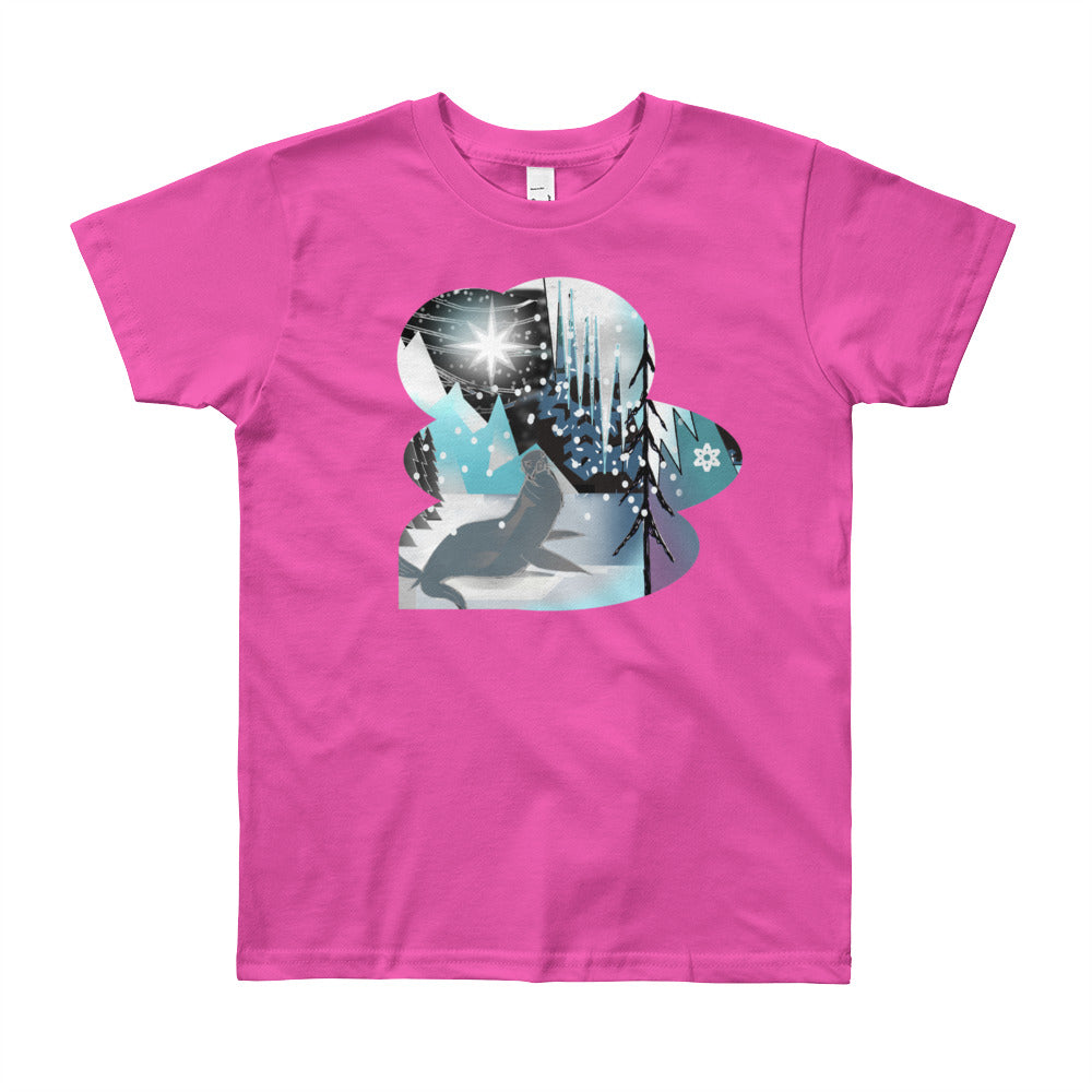 Youth Short Sleeve T-Shirt, Winter Seal