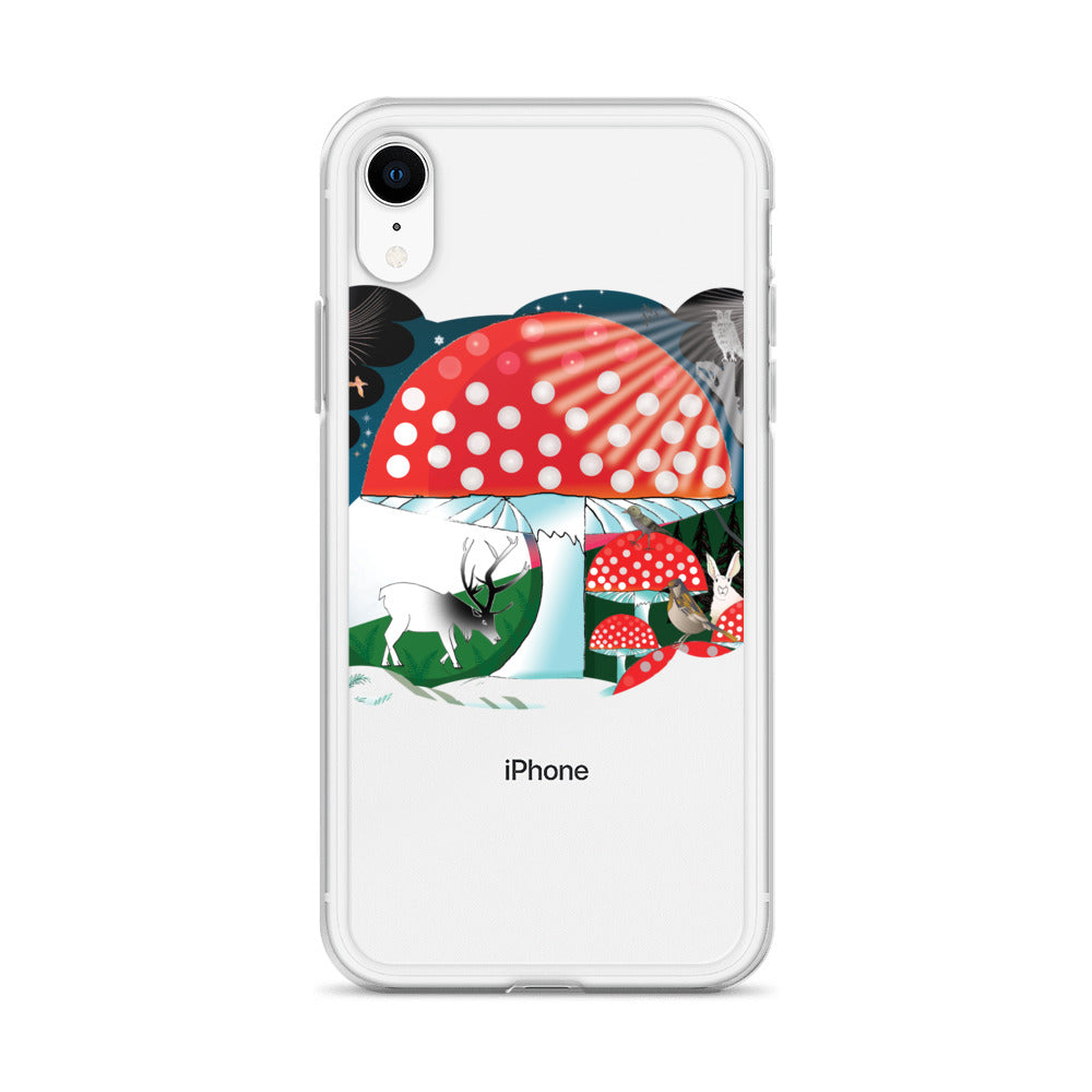 iPhone Case, Winter Mushroom