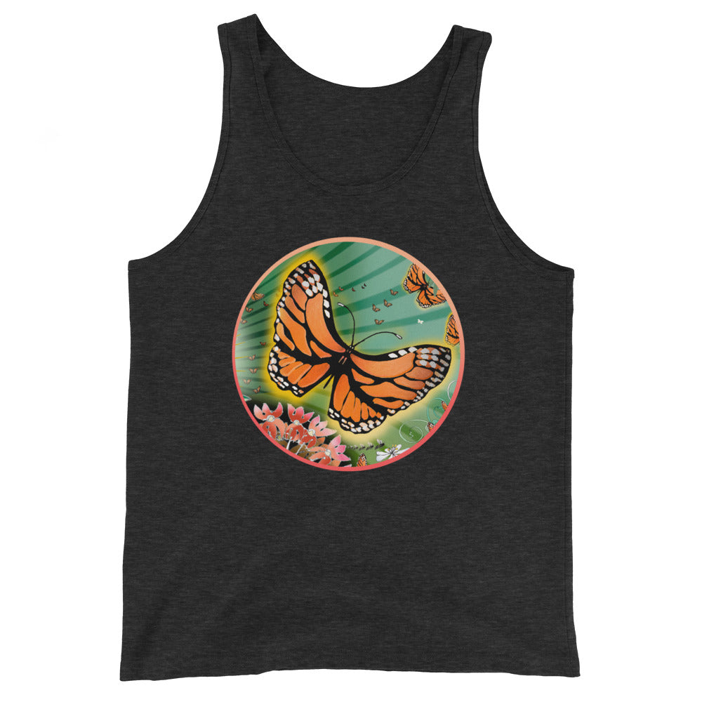 Unisex Tank Top, Summer Monarch