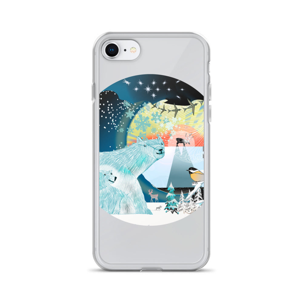 iPhone Case, Winter Polar Bear