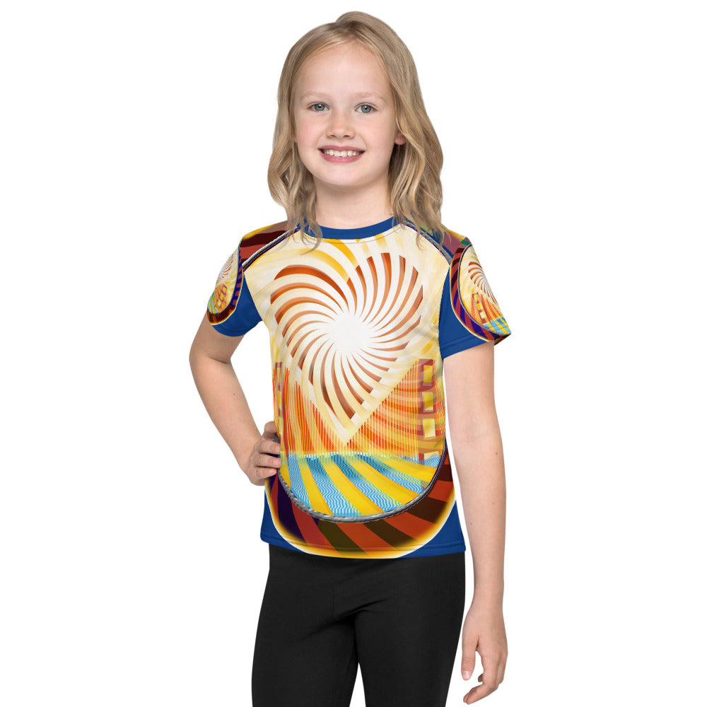 All Over print Kids T-Shirt, The Heart of San Francisco