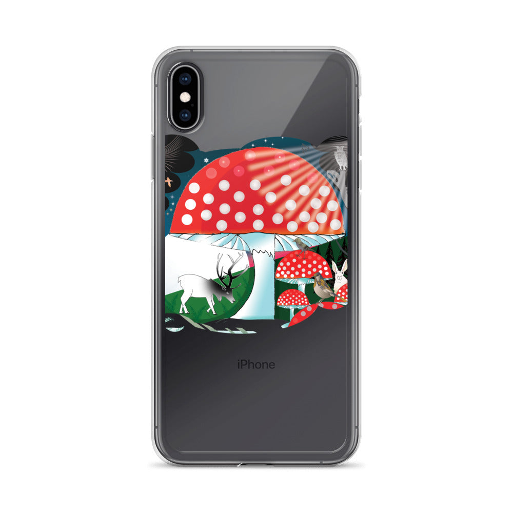 iPhone Case, Winter Mushroom