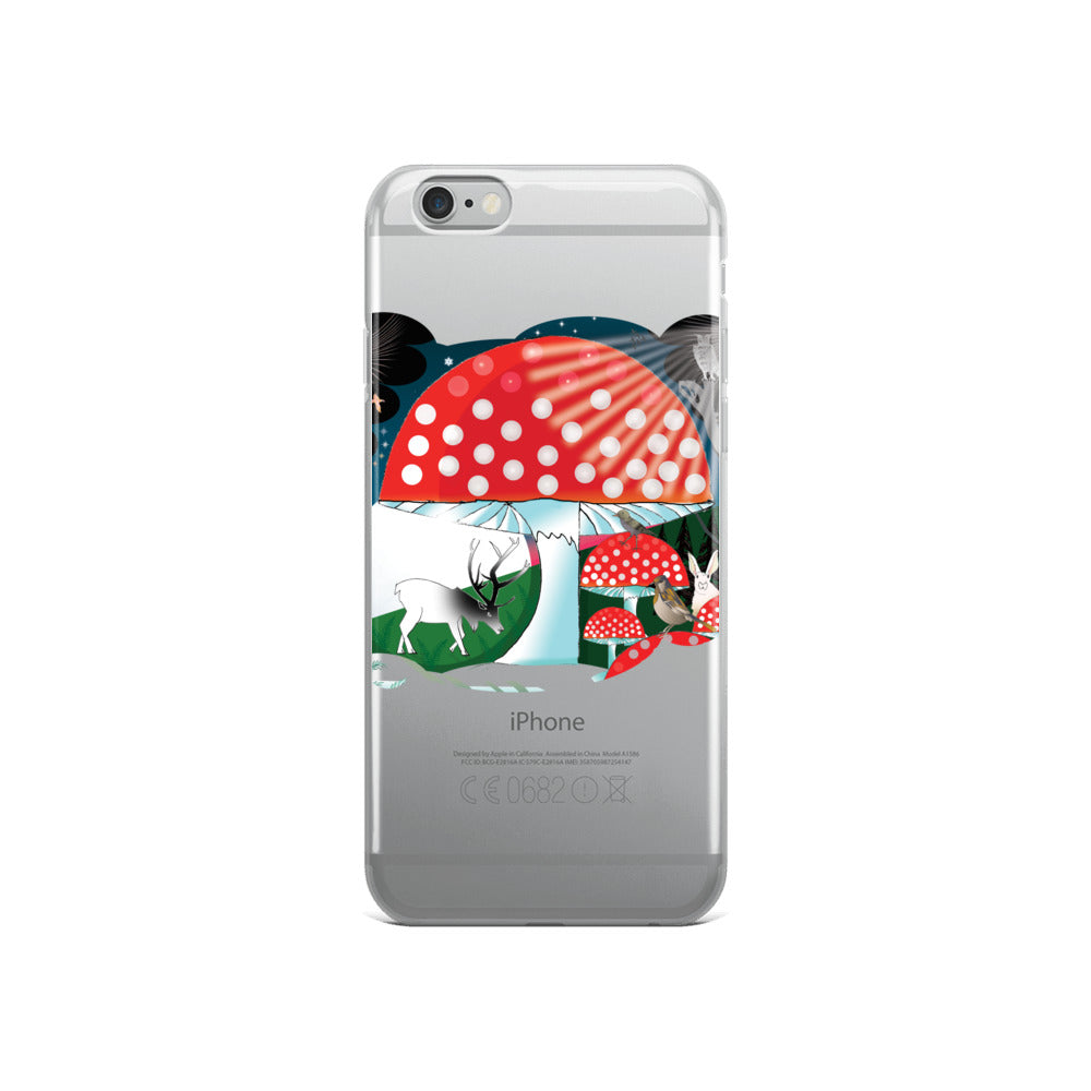 iPhone Case, Winter Mushroom