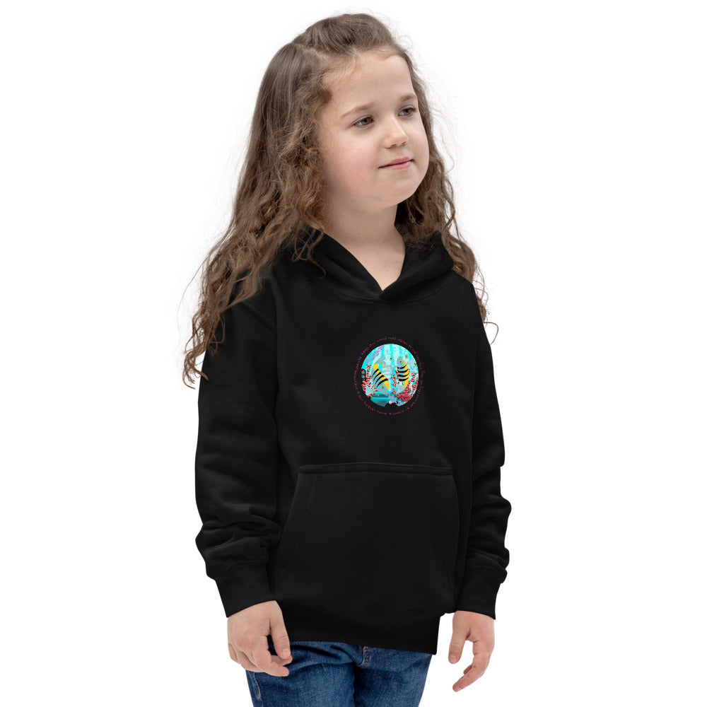 Kids Hoodie, Coral Reef Fish