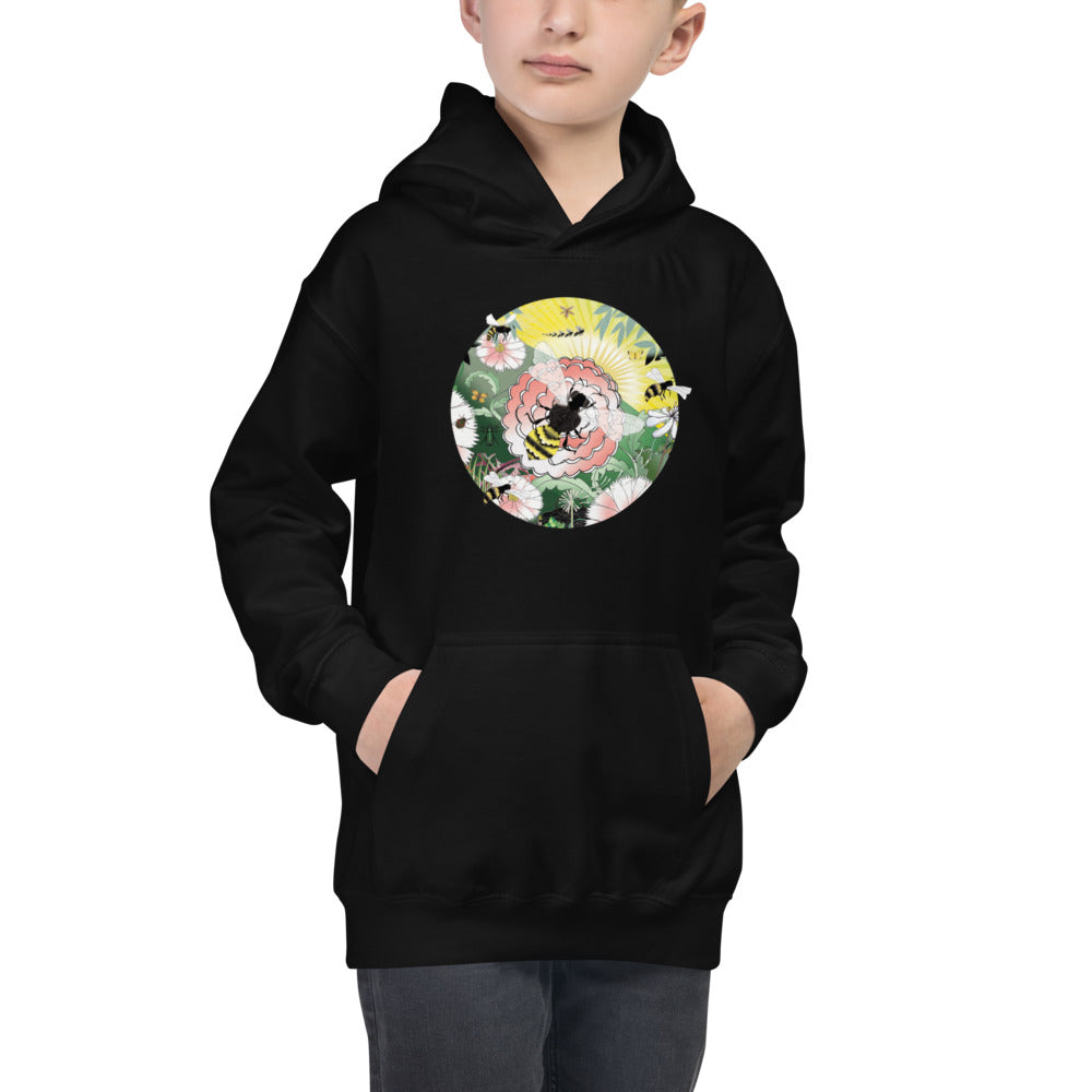 Kids Hoodie, Spring Bee