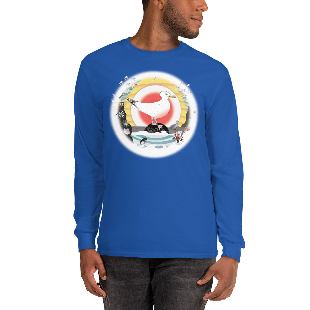 Long Sleeve T-Shirt, Summer Gull