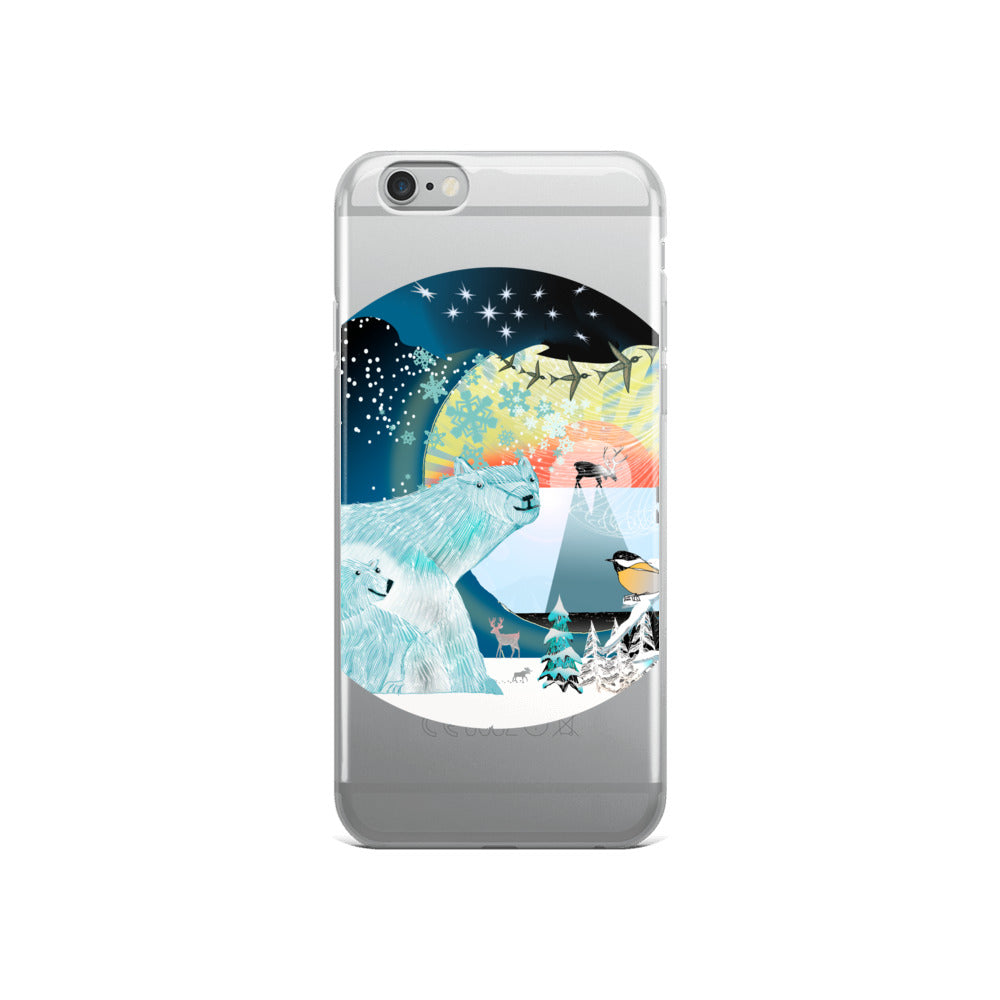 iPhone Case, Winter Polar Bear