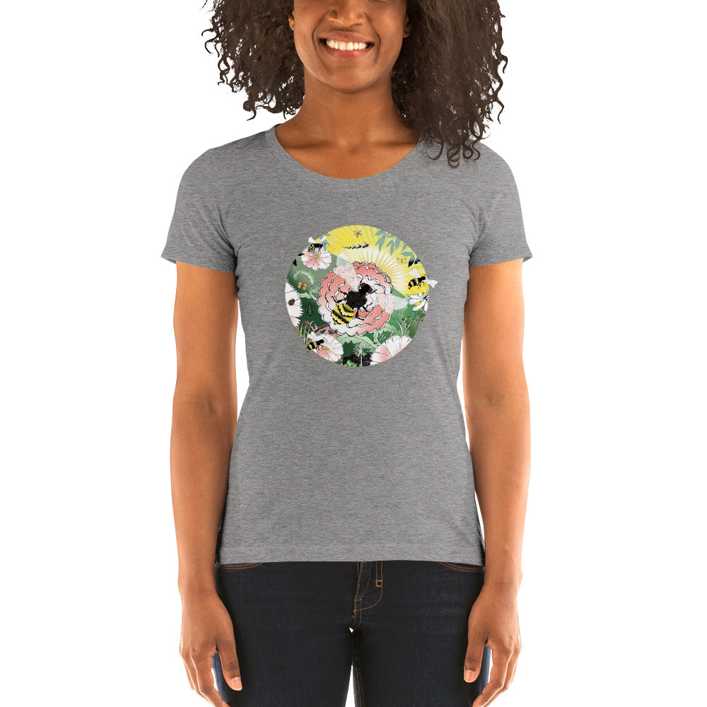 Ladies' short sleeve t-shirt, Spring Bee