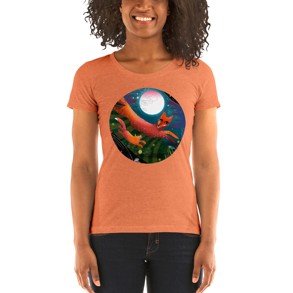 Ladies' short sleeve t-shirt, Autumn Fox