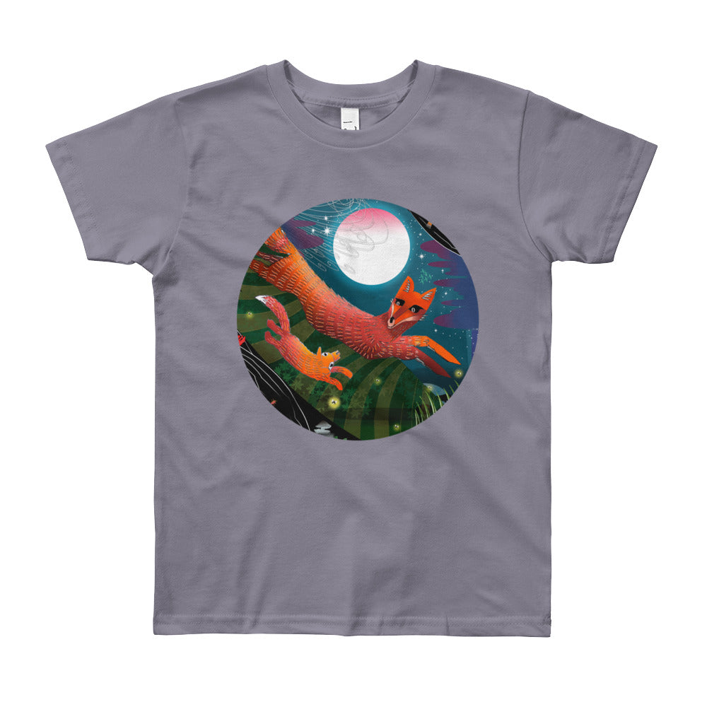 Youth Short Sleeve T-Shirt 8 - 12, Autumn Fox