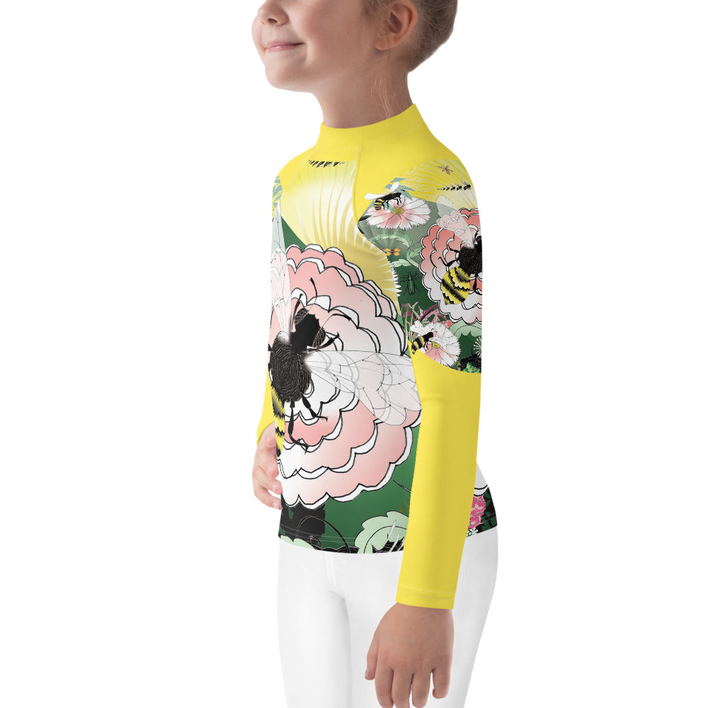Kids Rash Guard, Honey Bee