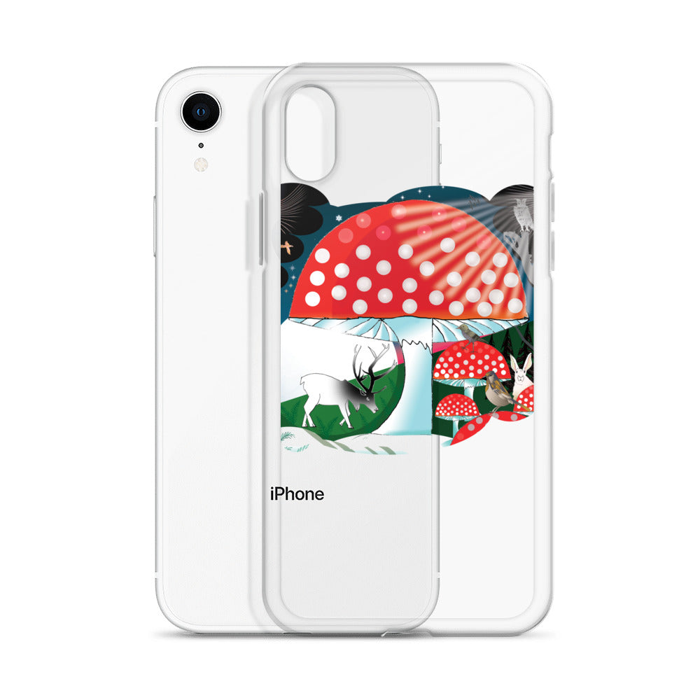 iPhone Case, Winter Mushroom