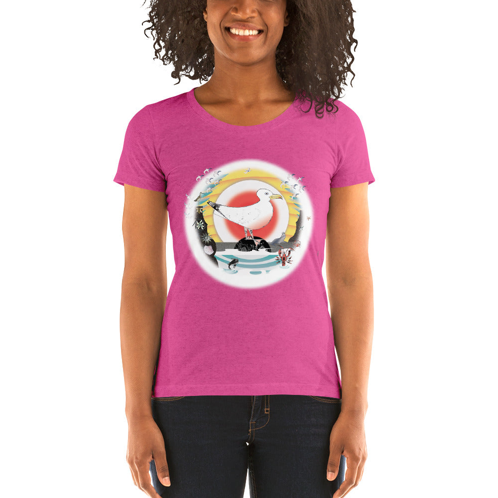 Ladies' short sleeve t-shirt, Summer Gull