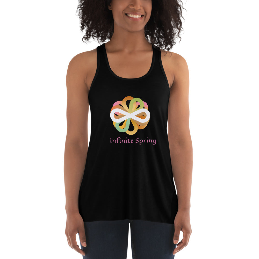 Women's Flowy Racerback Tank, Infinite Spring Sale!